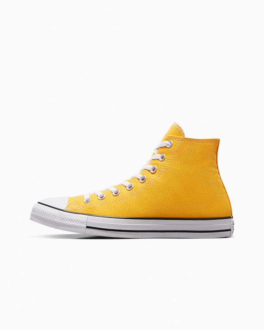 Zapatillas Altas Converse Chuck Taylor All Star Classic Hombre Limón | PE 085WLE